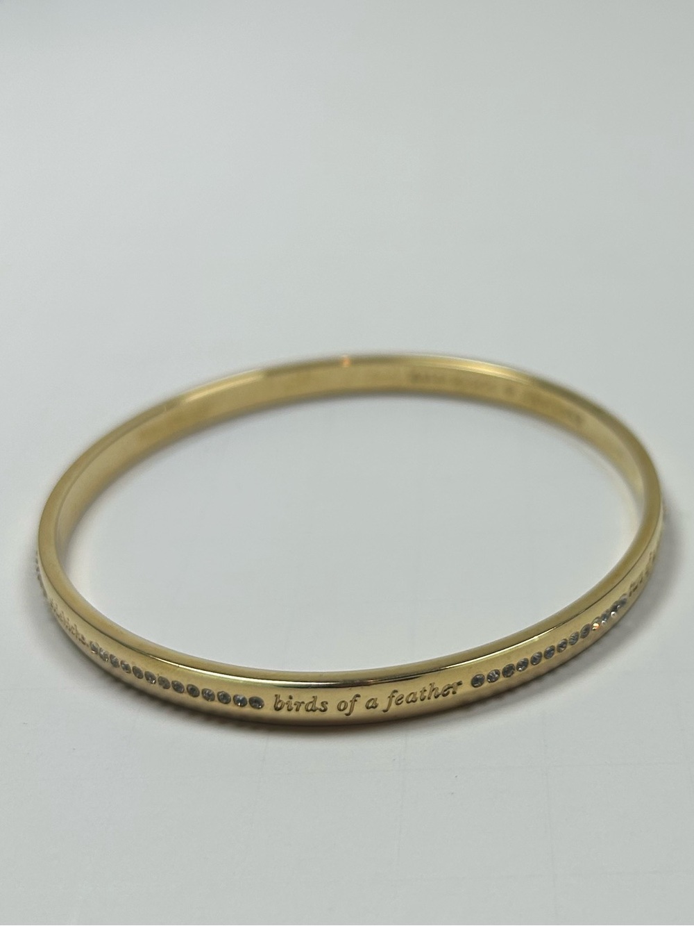Kate Spade Pave Idiom Bridesmaid Best Friend Bangle Bracelet - Picture 8 of 11